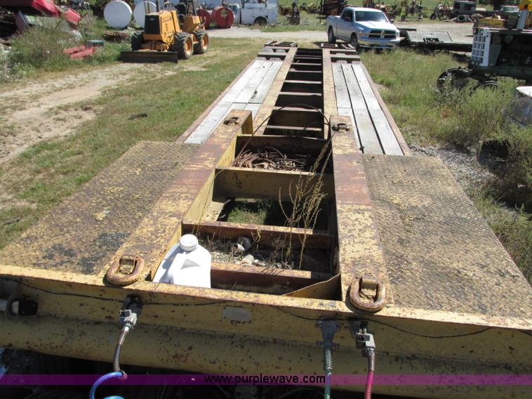image for item J8715 1965 shop built drop deck trailer