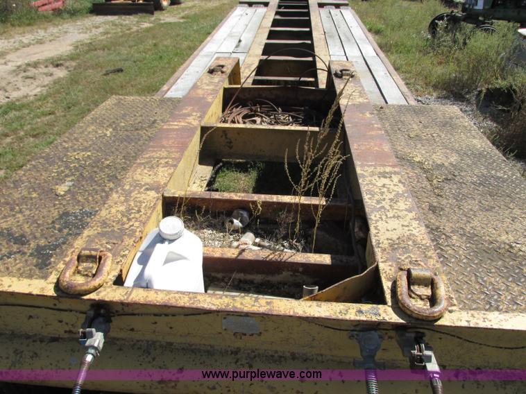 image for item J8715 1965 shop built drop deck trailer