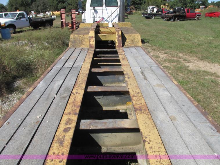 image for item J8715 1965 shop built drop deck trailer