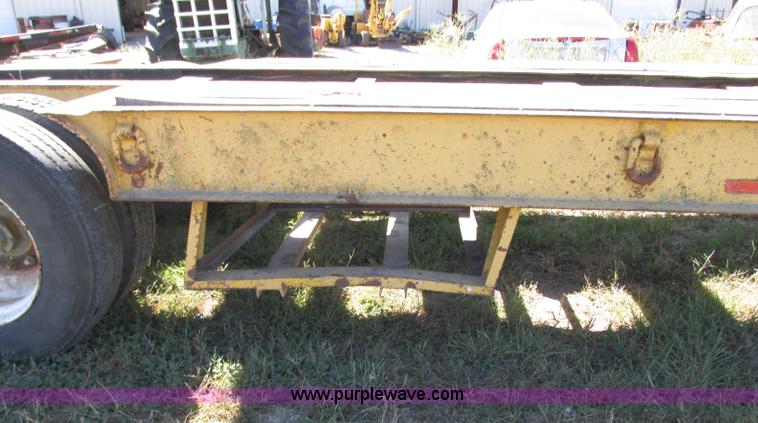 image for item J8715 1965 shop built drop deck trailer