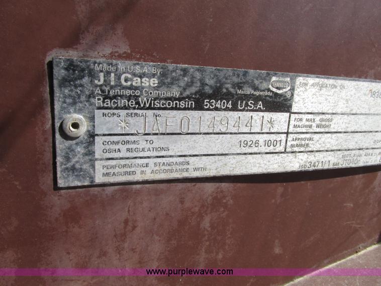 image for item J8727 1994 Case 1840 skid steer