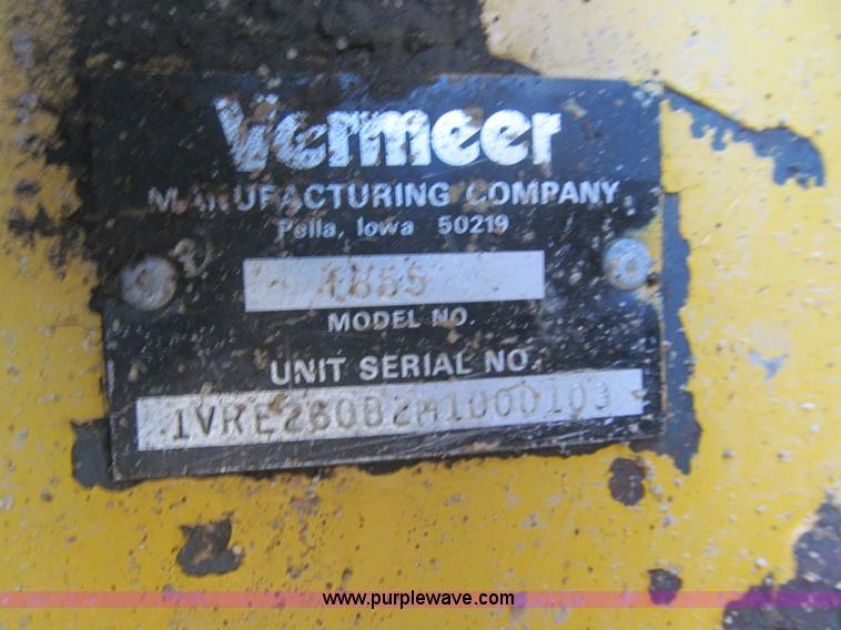 image for item K6386 1991 Vermeer T655 trencher