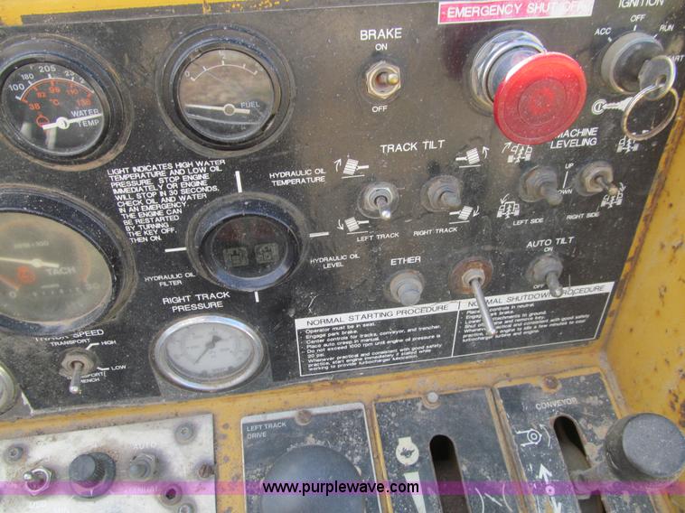 image for item K6386 1991 Vermeer T655 trencher