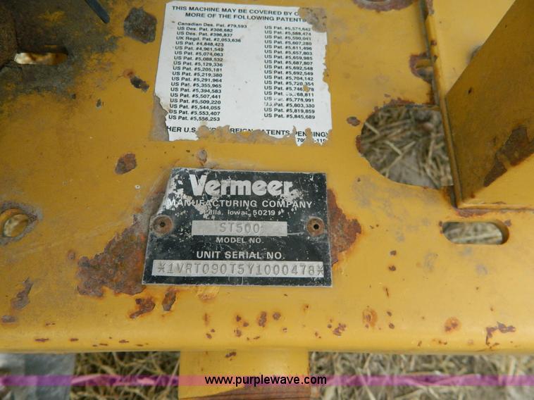 image for item K8191 Vermeer ST500 mud mixer/hopper