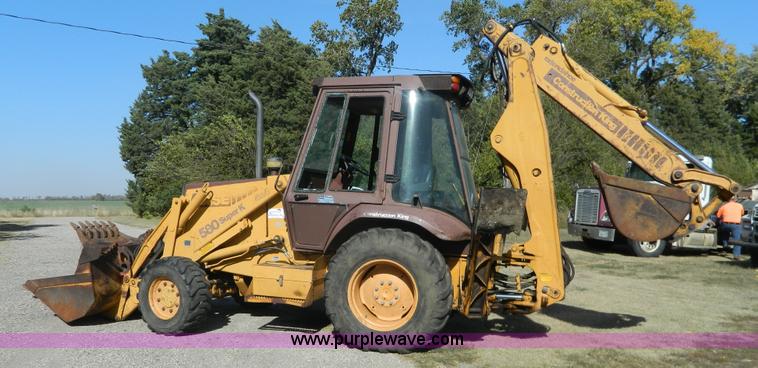 image for item K8218 1993 Case 580 Super K backhoe