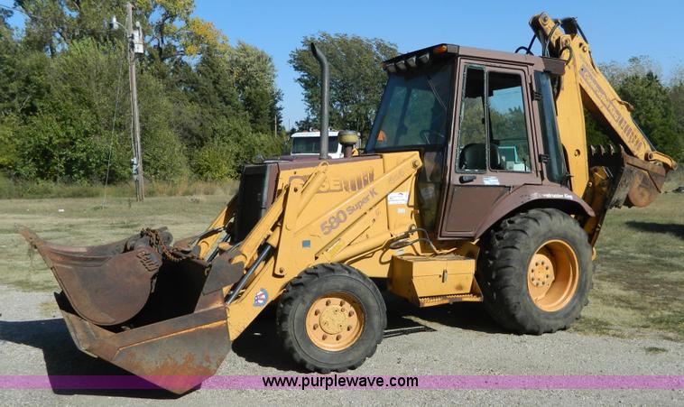 image for item K8218 1993 Case 580 Super K backhoe
