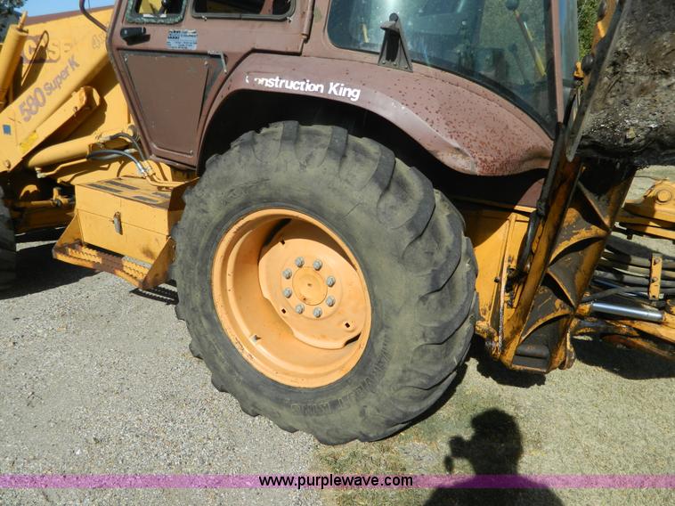 image for item K8218 1993 Case 580 Super K backhoe