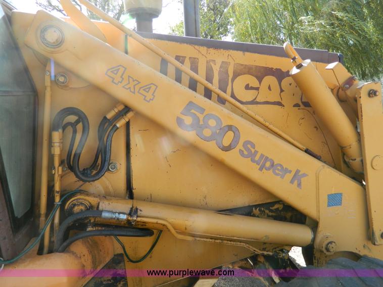 image for item K8218 1993 Case 580 Super K backhoe
