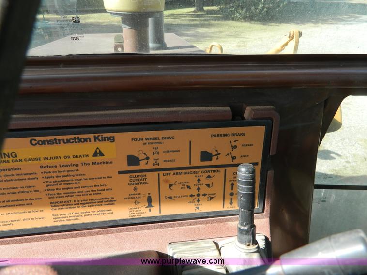 image for item K8218 1993 Case 580 Super K backhoe