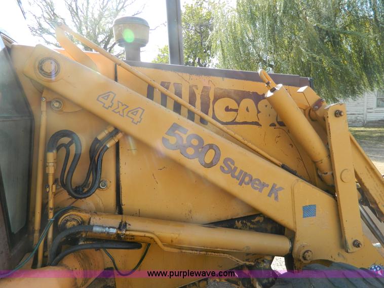 image for item K8218 1993 Case 580 Super K backhoe