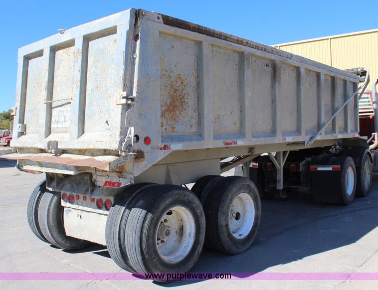 image for item L2356 1998 Hilbilt end dump trailer