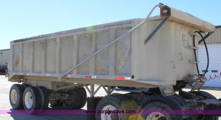 image for item L2356 1998 Hilbilt end dump trailer