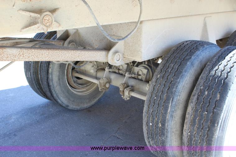 image for item L2356 1998 Hilbilt end dump trailer