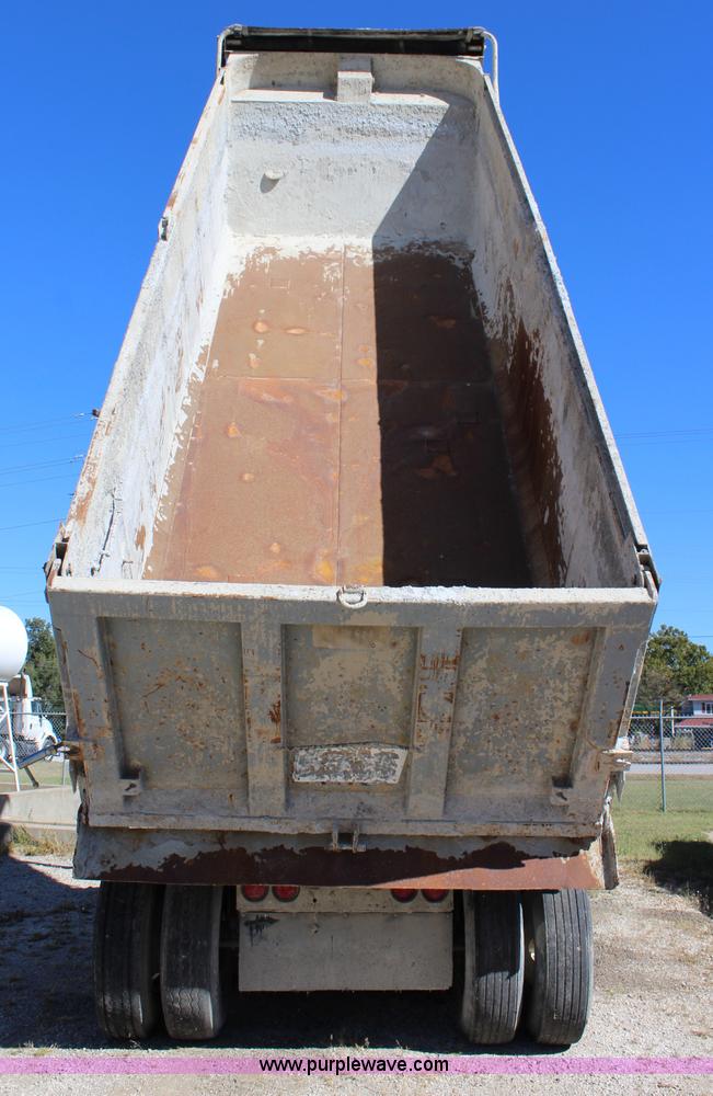 image for item L2356 1998 Hilbilt end dump trailer