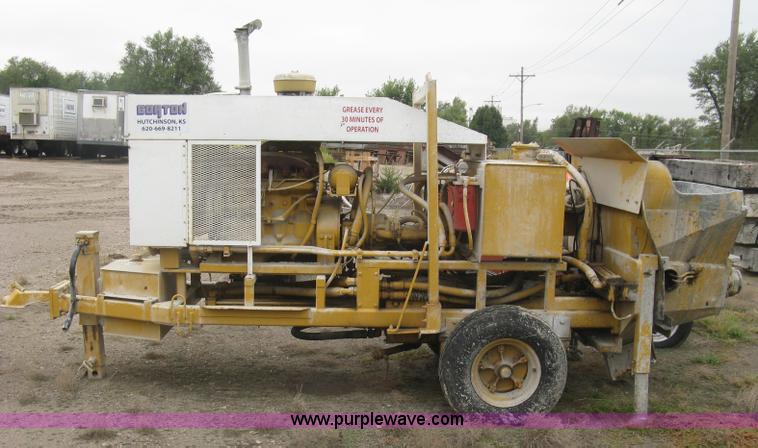 image for item L6375 Morgan concrete pump