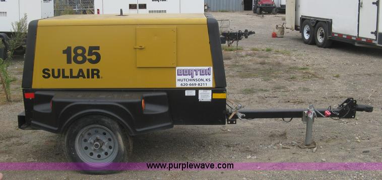 image for item L6378 Sullair 185 air compressor