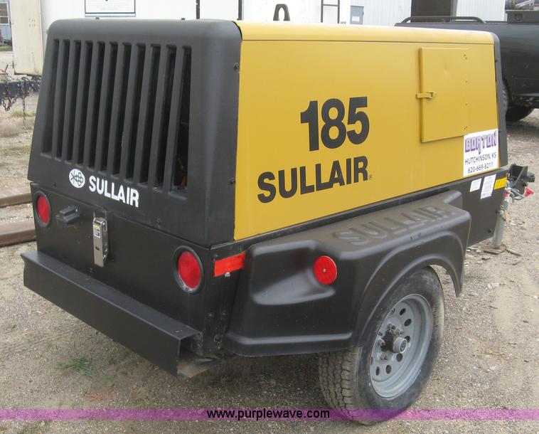 image for item L6378 Sullair 185 air compressor