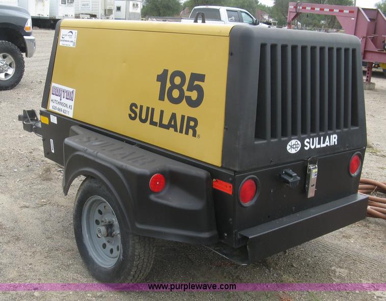 image for item L6378 Sullair 185 air compressor