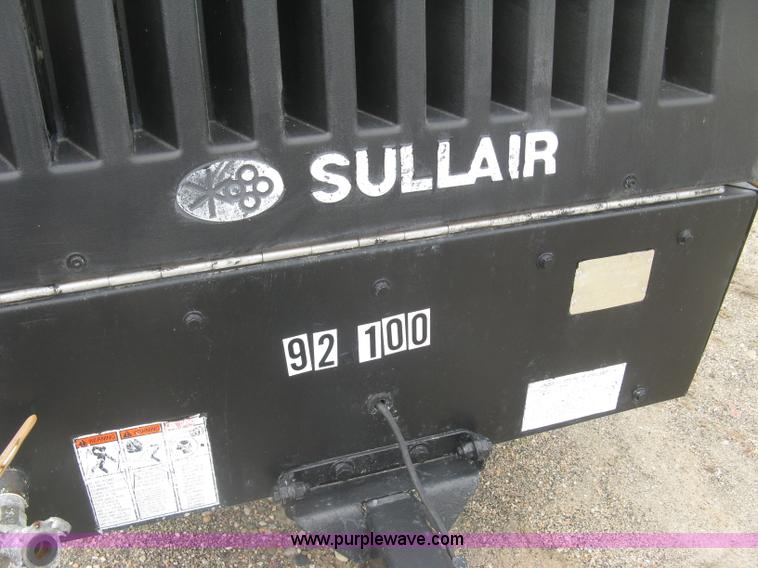 image for item L6378 Sullair 185 air compressor