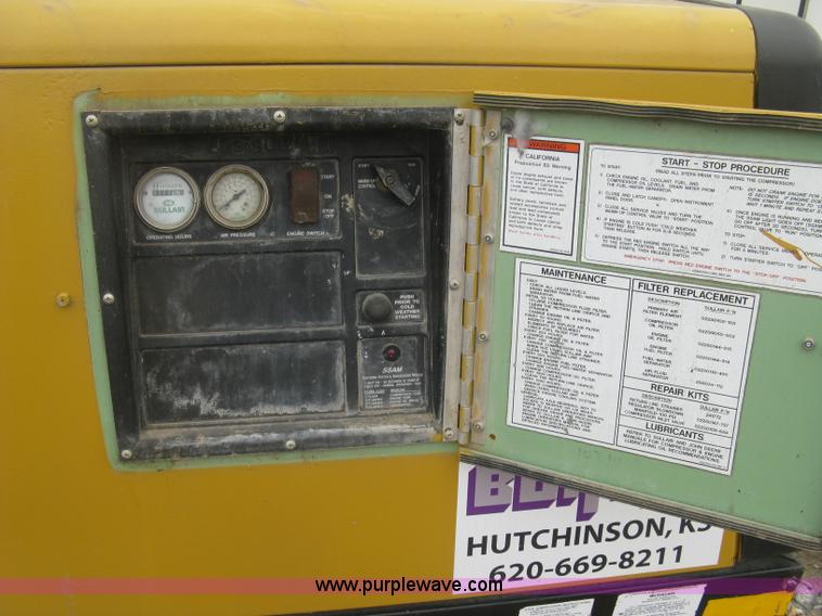 image for item L6378 Sullair 185 air compressor