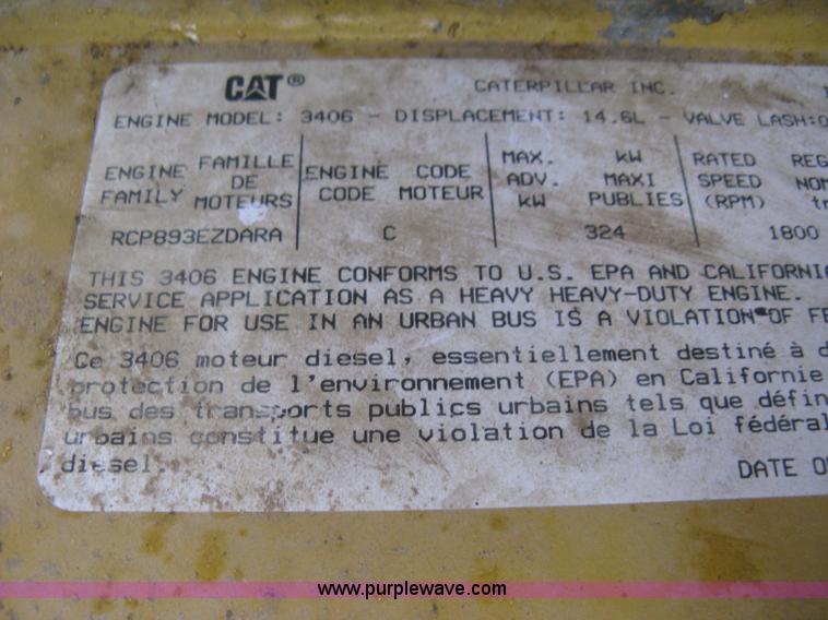 image for item L6414 1995 Kenworth T800 dump truck