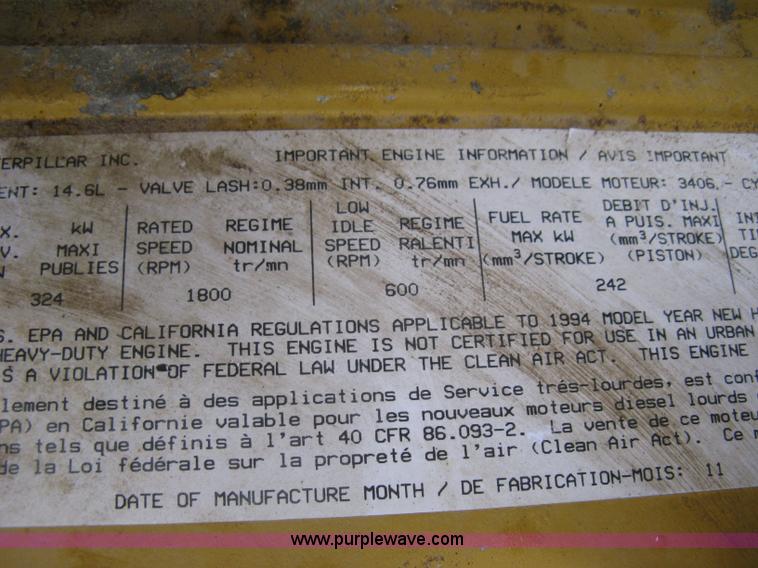 image for item L6414 1995 Kenworth T800 dump truck