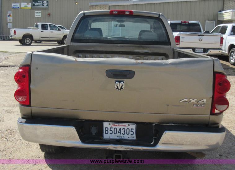 image for item L2754 2007 Dodge Ram 2500 Quad Cab pickup truck