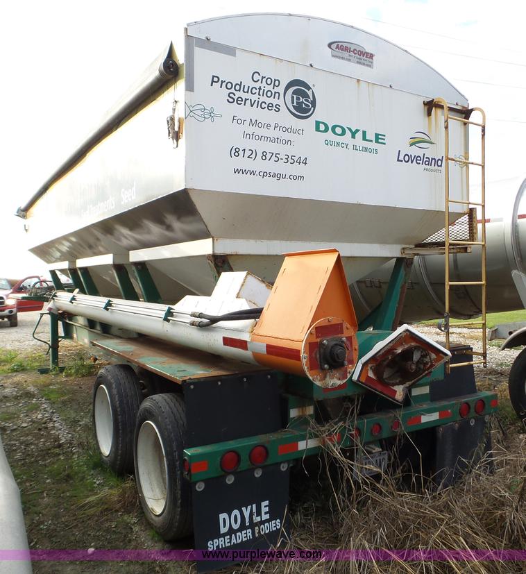 image for item L5035 2007 Doyle tender trailer