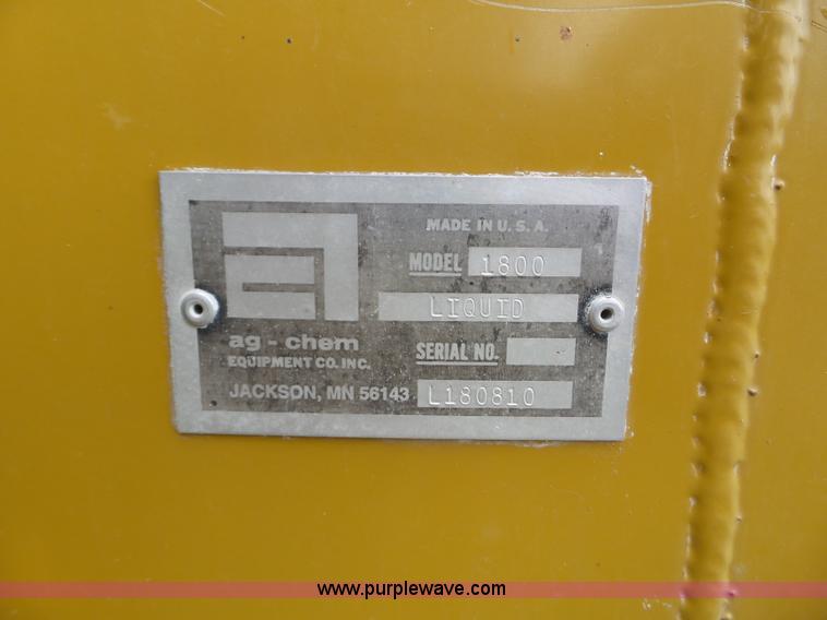 image for item L5039 1995 Ag-Chem TerraGator 1803 self-propelled sprayer