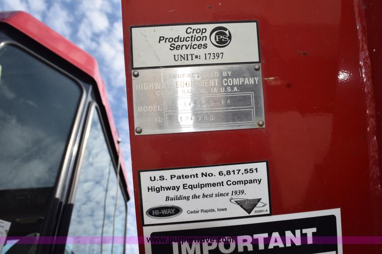 image for item L5054 2001 Case IH FLX 4330 self-propelled applicator