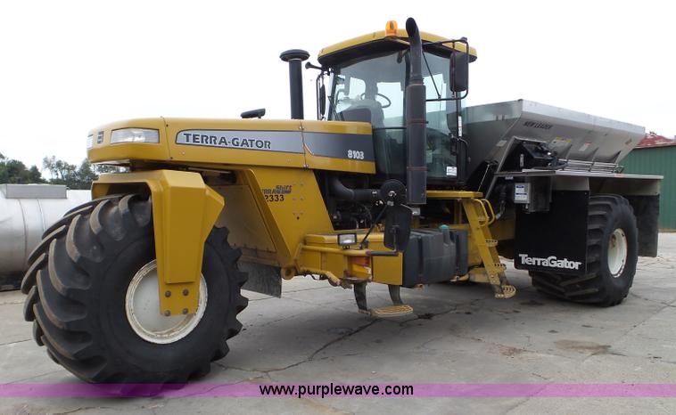 image for item L5061 2005 Ag-Chem TerraGator 8103 applicator cab and chassis