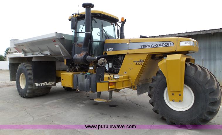 image for item L5061 2005 Ag-Chem TerraGator 8103 applicator cab and chassis