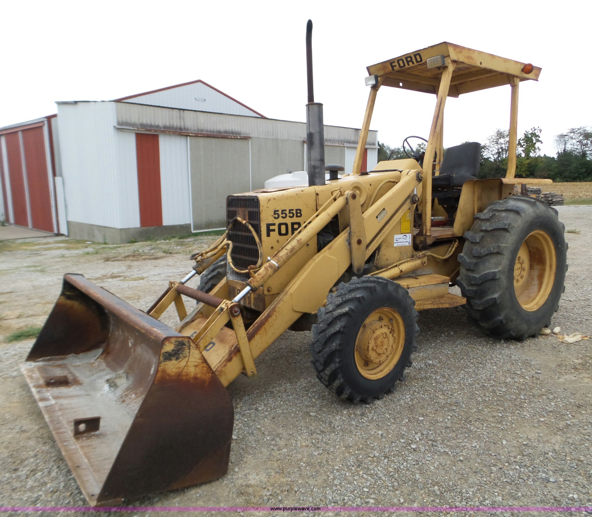 Ford 555B landscape tractor in Clay, KY Item L5078 sold Purple Wave
