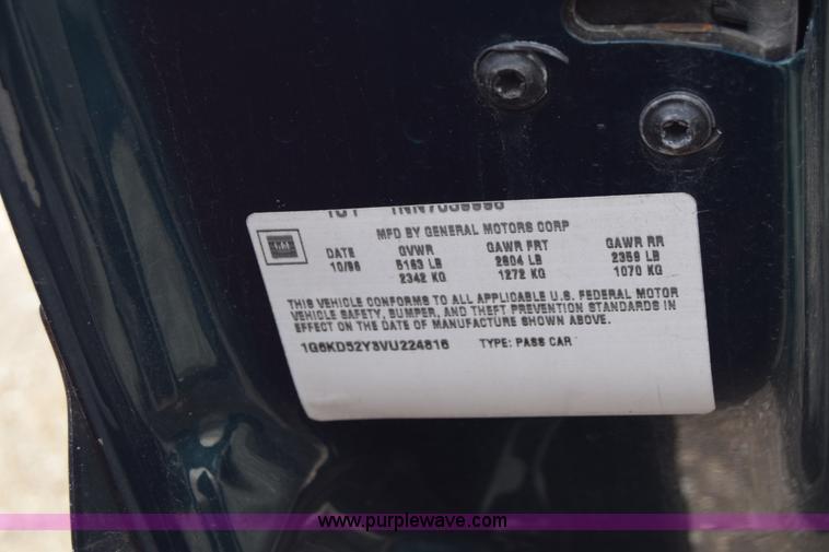 image for item J8025 1997 Cadillac DeVille