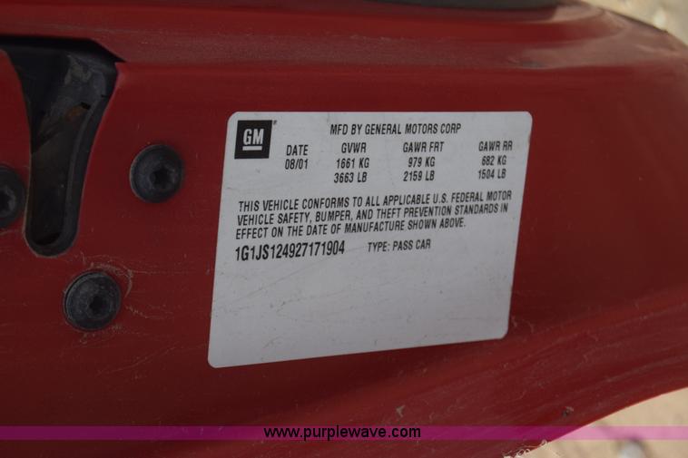 image for item K4779 2002 Chevrolet Cavalier LS