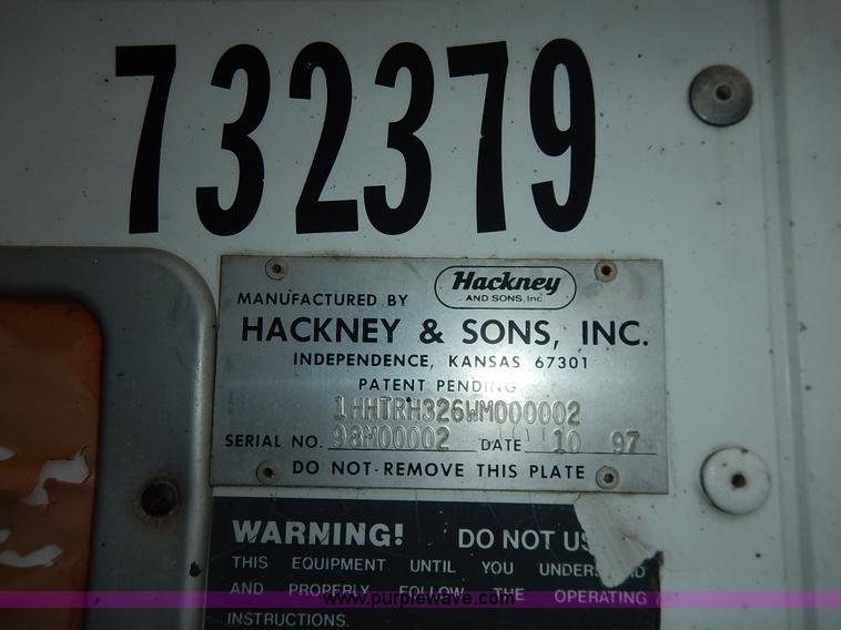 image for item J6453 1998 Hackney beverage trailer