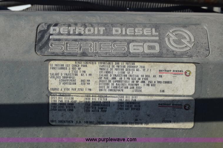 image for item K1189 2002 Freightliner FLD120 semi truck