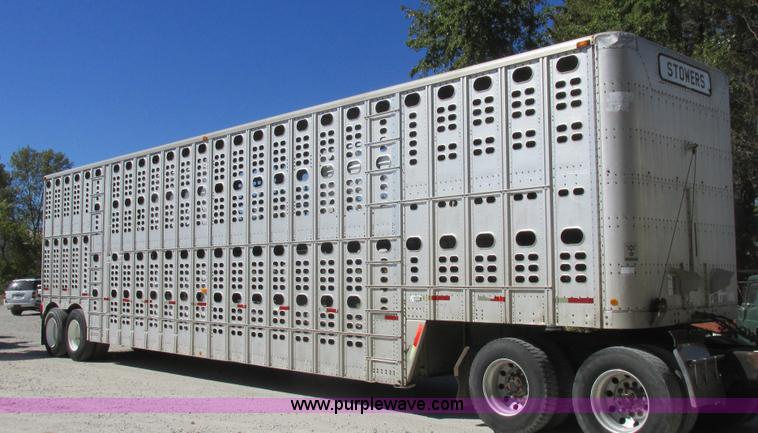 image for item K2195 1993 Wilson PSDCL-302 livestock trailer