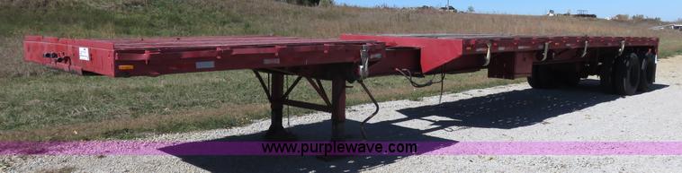 image for item L2421 1979 Transcraft ETH-40-65 flatbed trailer