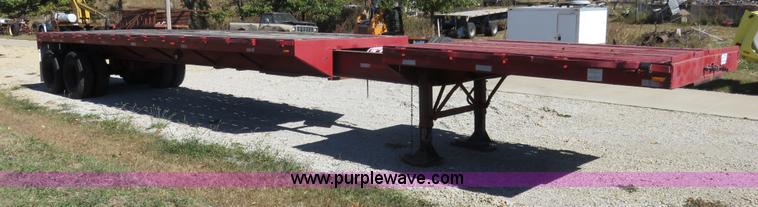 image for item L2421 1979 Transcraft ETH-40-65 flatbed trailer