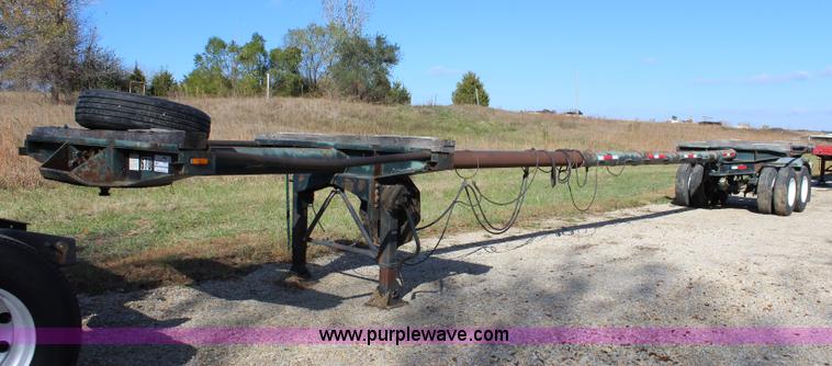 image for item L2445 1957 Utility OPX10 pole trailer