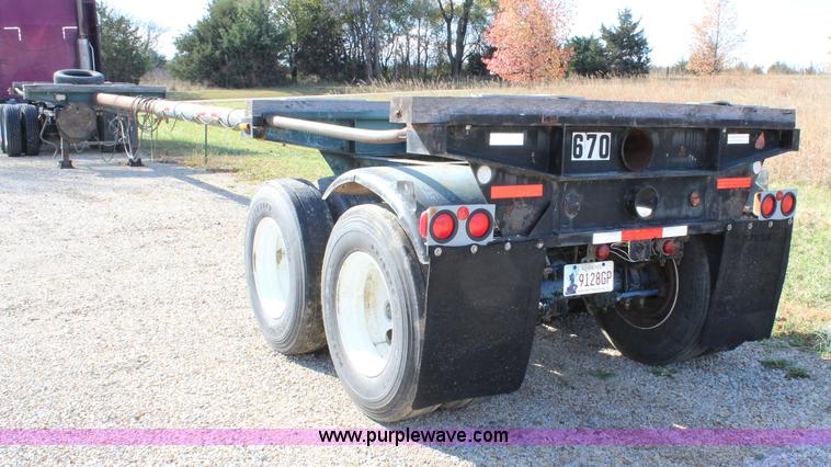 image for item L2445 1957 Utility OPX10 pole trailer