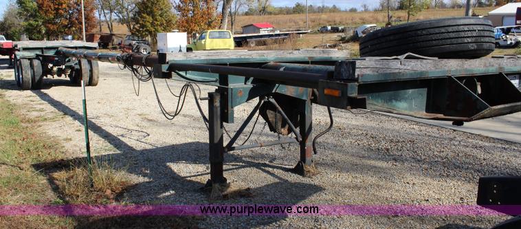 image for item L2445 1957 Utility OPX10 pole trailer