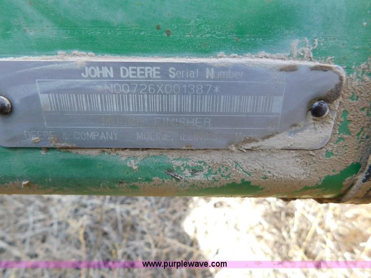 image for item AW9452 John Deere 726 mulch finisher