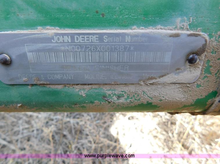 image for item AW9452 John Deere 726 mulch finisher