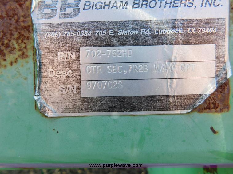 image for item AW9457 1985 Bigham Brothers toolbar with knife sled