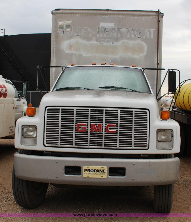 image for item BC9168 1993 GMC TopKick dust collector truck