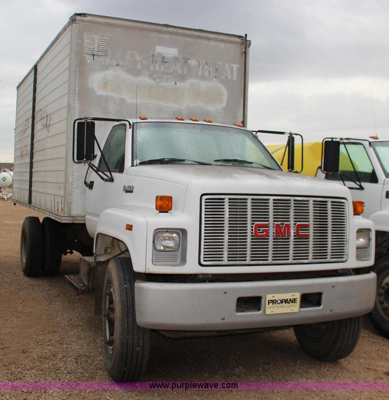 image for item BC9168 1993 GMC TopKick dust collector truck