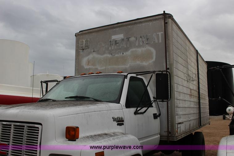 image for item BC9168 1993 GMC TopKick dust collector truck