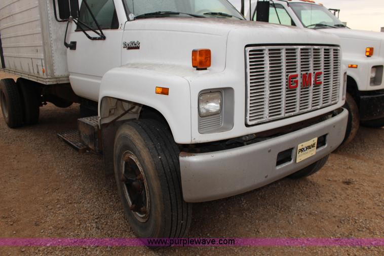 image for item BC9168 1993 GMC TopKick dust collector truck